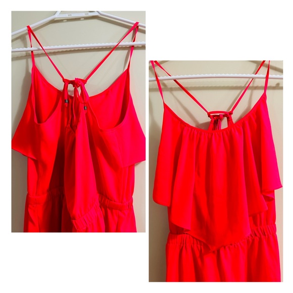 Medium size bright pink short dress - Picture 2 of 2